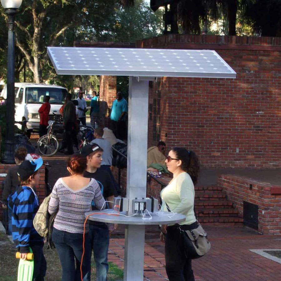 Solar Charging Station For Community Events